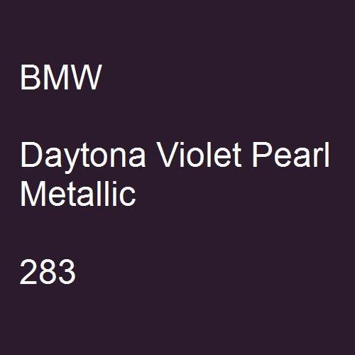 BMW, Daytona Violet Pearl Metallic, 283.